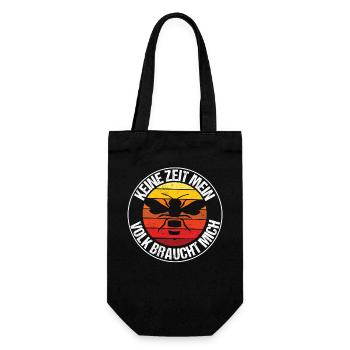 No time my colony needs me bee beekeeper - Gift Bag for Bottles - black - Front