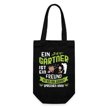 Garden Gardener Gardening Gardening Gardening Gardening - Gift Bag for Bottles - black - Front