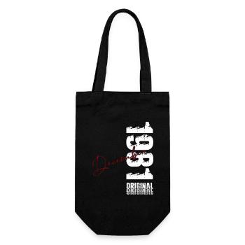 44e anniversaire Original Décembre Né en 1981 - Sac à bouteille - noir - Devant