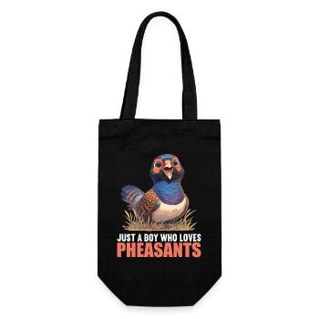 Pheasants Pheasant - Gift Bag for Bottles - black - Front