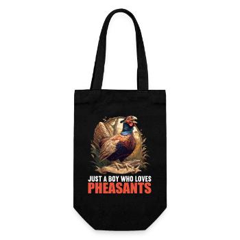 Pheasants Pheasant - Gift Bag for Bottles - black - Front