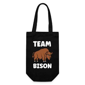 bison - Gift Bag for Bottles - black - Front
