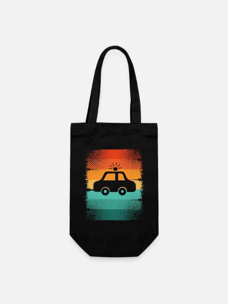 police - Sac à bouteille - noir