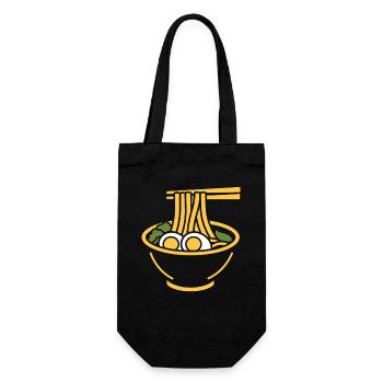 Ramen - Geschenkbeutel für Flaschen - Schwarz - Vorne