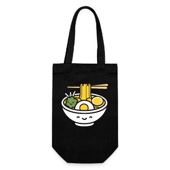 Ramen - Geschenkbeutel für Flaschen - Schwarz - Vorne