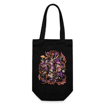 Carnival spirit - Gift Bag for Bottles - black - Front