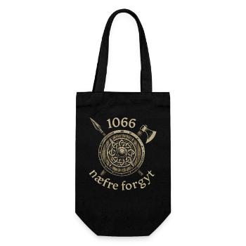 1066 Never Forget Viking Legacy - Geschenkbeutel für Flaschen - Schwarz - Vorne