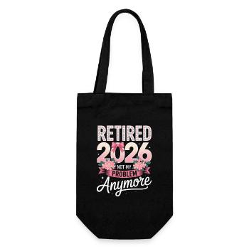 Retraité 2026 : Munitions Not My Problem - Sac à bouteille - noir - Devant