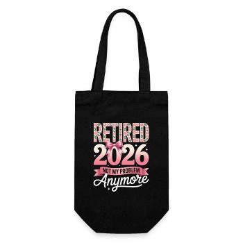 Retired 2026 Amore Not My Problem - Gift Bag for Bottles - black - Front