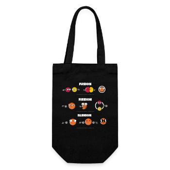 I'm a flamingo, I'm allowed to love the flamingo - Gift Bag for Bottles - black - Front