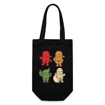Père Noël Noël - Sac à bouteille - noir - Devant