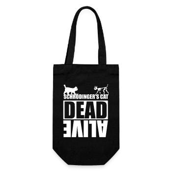 Schrödinger's cat - Gift Bag for Bottles - black - Front