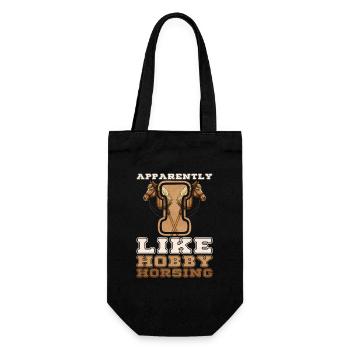 Apparent Hobby Horse Art Hobby Horsing - Gift Bag for Bottles - black - Front