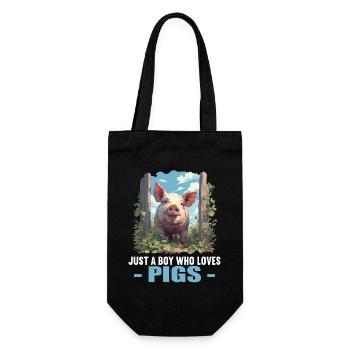 Cochon Cochon - Sac à bouteille - noir - Devant