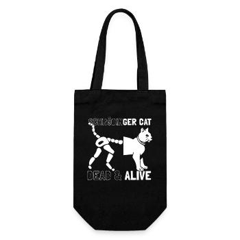 Schrödinger's cat - Gift Bag for Bottles - black - Front