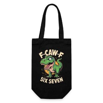 Dino Roar F-Caw-F Six Seven - Gift Bag for Bottles - black - Front