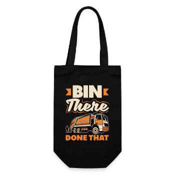 Garbage Day is my favorite day - Gift Bag for Bottles - black - Front