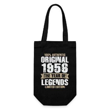 Original 1956 Vintage Vintage Anniversaire Rétro - Sac à bouteille - noir - Devant