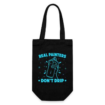 Peintre en bâtiment papa Cadeaux uniques - Sac à bouteille - noir - Devant