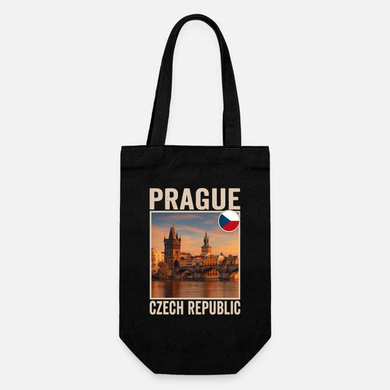 Prague - Sac à bouteille - noir