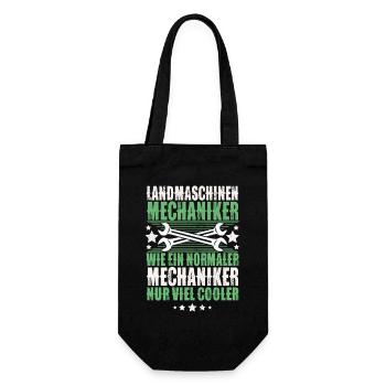 Agricultural machinery mechanic - Gift Bag for Bottles - black - Front