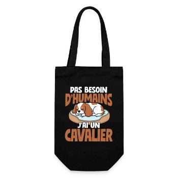 Je n’ai pas besoin de gens, j’en ai un - Sac à bouteille - noir - Devant