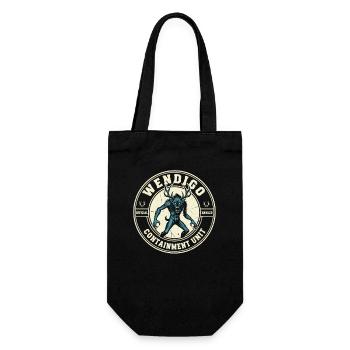 Wendigo Containment Unit Funny Myth Wendigo - Gift Bag for Bottles - black - Front