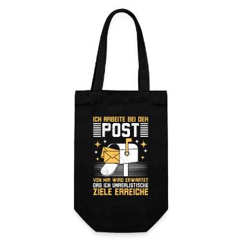 Le facteur TRAVAILLE AU BUREAU DE POSTE Plaisir - Sac à bouteille - noir - Devant