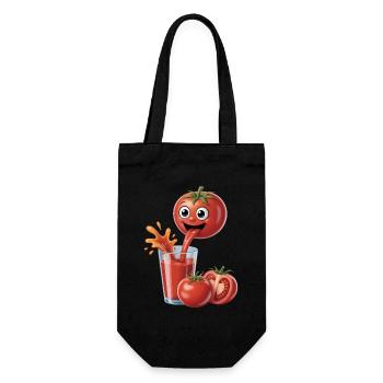 Tomato Juice Tomato Tomato - Gift Bag for Bottles - black - Front