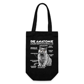 British Shorthair T | British Shorthair Cats - Gift Bag for Bottles - black - Front