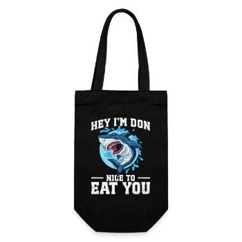  Megalodon Shark Collector Meg Research Team - Gift Bag for Bottles - black - Front