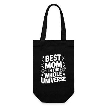Meilleure maman du monde entier - Sac à bouteille - noir - Devant