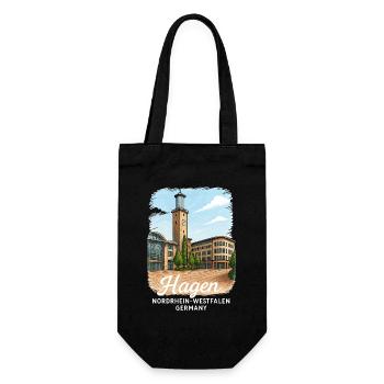 Hagen, Rhénanie-du-Nord-Westphalie - Sac à bouteille - noir - Devant