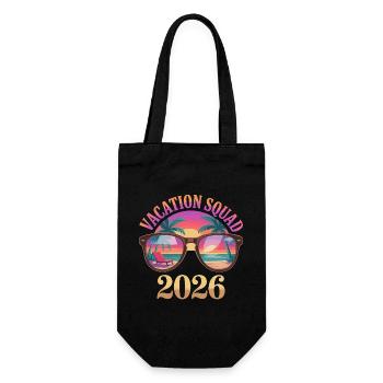Vacation Squad 2026 Holiday - Gift Bag for Bottles - black - Front