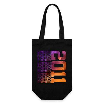 15 Jahre LIMITED EDITION 2011 15. Geburtstag - Geschenkbeutel für Flaschen - Schwarz - Vorne