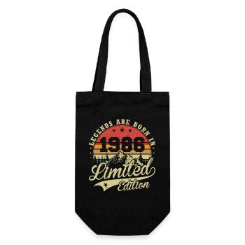 Cadeau d’anniversaire 1986 des légendes nées - Sac à bouteille - noir - Devant