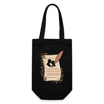 Mythologie de l’amour ancien Romance Vintage - Sac à bouteille - noir - Devant