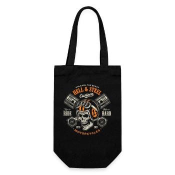 Motos personnalisées Skull Rider - Sac à bouteille - noir - Devant