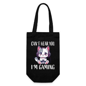 Casques pour chat de jeu - Sac à bouteille - noir - Devant