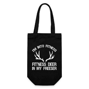 Deer Hunting Art For Men Women Wildlife Hunting - Gift Bag for Bottles - black - Front