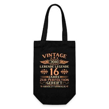 16e anniversaire Année 2010 - Sac à bouteille - noir - Devant