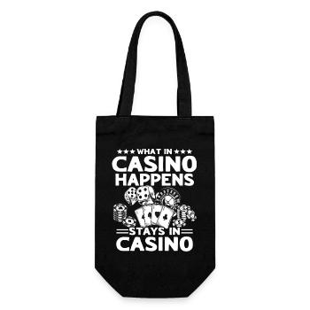 Casino Casino Players - Gift Bag for Bottles - black - Front