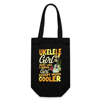 Ukulélé hawaïen ukulélé féminin - Sac à bouteille - noir - Devant