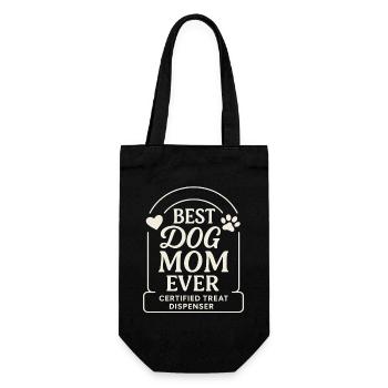 Meilleure maman de chien jamais certifiée - Sac à bouteille - noir - Devant