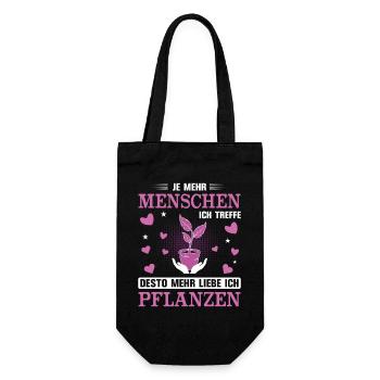 Garden Gardener Gardening Saying Horticulture Plants - Gift Bag for Bottles - black - Front