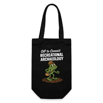 Archéologie récréative Aventure de détection de métaux - Sac à bouteille - noir - Devant