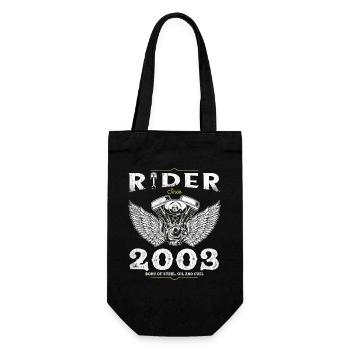 Rider depuis 2003 - 22 ans de vitesse et de liberté - Sac à bouteille - noir - Devant