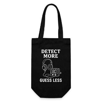 Détecter plus, deviner moins d’humour de détecteur de métaux - Sac à bouteille - noir - Devant