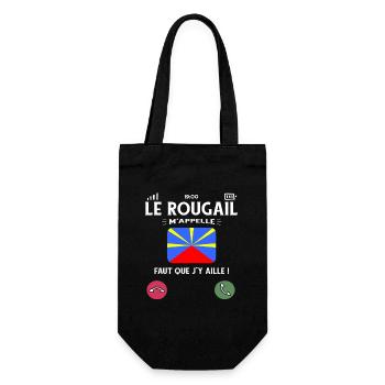 Le Rougail M’Appelle Humour La Reunion - Sac à bouteille - noir - Devant