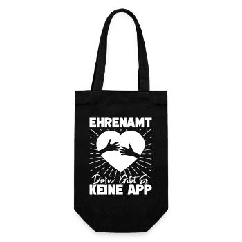 Bénévole travailleur social Pas d’application - Sac à bouteille - noir - Devant